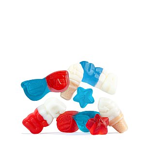 Albanese USA Freedom Summer Red White Blue Bears 5lb