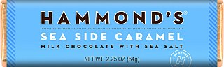 Hammond's Sea Side Caramel Milk Chocolate Bar 2.25 oz 12 ct