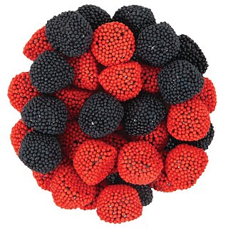 Clever Black & Red Gummy Berries  Gummy 5 lb