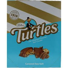 Demet Turtles Sea Salt Caramel 24 Ct 1.76 Oz 3 Piece Bars