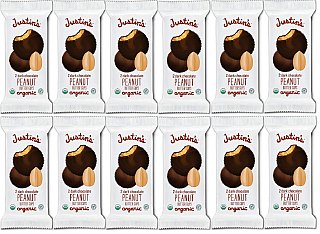 Justin's Dark Chocolate Peanut Butter Cups 1.4 oz 12 ct