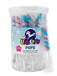 A&B Mini Unicorn Magical Twist Lollipop 24ct