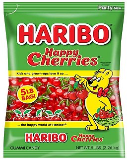 Haribo Happy Cherries 5 Pound Bag
