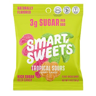 SmartSweets Tropical Sours Low Sugar Gummy 1.8 oz 14 ct