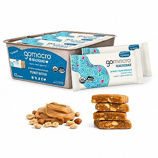 Gomacro Protein Replacement Bar Peanut Butter 2.3oz 12ct