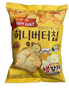 Calbee Korea Honey Butter Potato Chips 2.12 oz 20ct Box