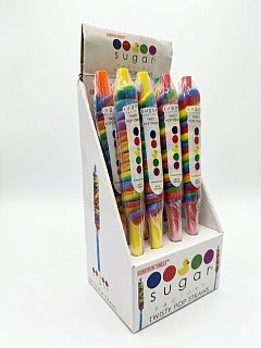 Sugar Factory Twist Lollipop Straw 12 ct Tray 10 inch tall