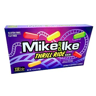 Mike & Ike Thrill Ride Limited Mix Theater Box 4.25 oz 12ct