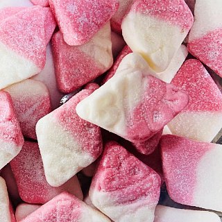 Bubs Sour Strawberry Vanilla Diamond Gummy Candy 2.75 lb
