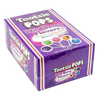Tootsie Pops Wild Berry 100 Ct Tray