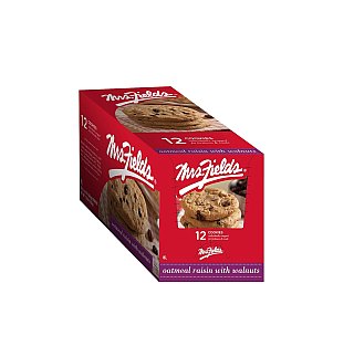 Ms Fields Oatmeal Raisin With Walnuts Tray 2.1 Oz 12 Ct (2)