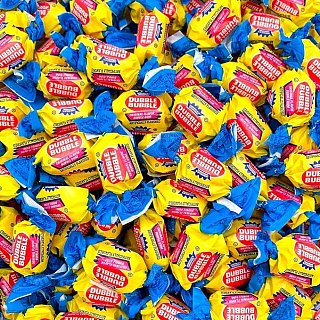Dubble Bubble Gum Individually Wrapped Pieces 5lb Bulk