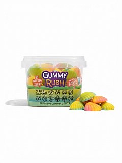 Gummy Rush Snack Tubs Ocean Sea Burst Shells 4oz 12 Pack
