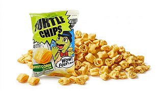 Turtle Chips Korea Sweet Corn 5.65 oz 6 Huge Bags
