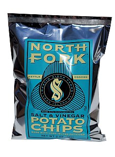 North Fork Kettle Potato Chips Sea Salt Vinegar 6oz 12ct