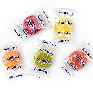 Sunkist by Jelly Belly Fruit Gems Gummies Assorted 2.5 lb
