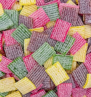 Haribo Sweden Pasta Frutta Zour Mini Assorted Belts 2.2 lb