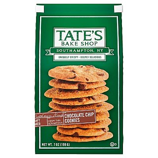 Tate's Bake Shop Chocolate Chip Crispy Cookies 7 oz Bag