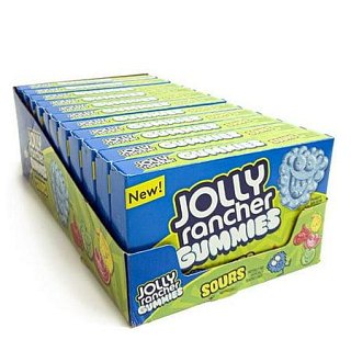 Jolly Rancher Gummies Sours Theater Box 11 Count 3.5 Ounce