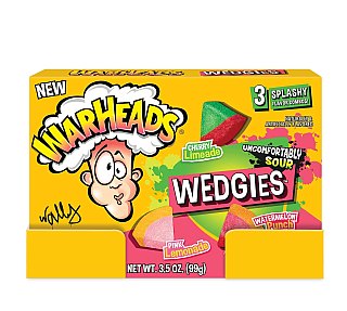 Warheads Wedgies 3.5 ounce 12 count theater box