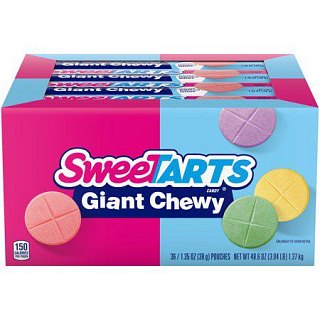 Sweetarts Giant Chewy Candy 36 Ct 1.35 Oz