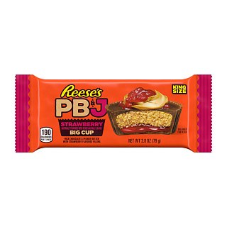Reeses Big Cup Strawberry PB & J King Size 2.8 oz 16ct