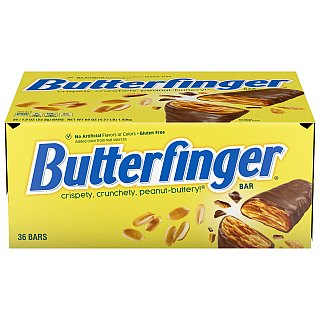 Butterfinger Peanut Butter Chocolate Candy Bar 1.9 ounce 36 count
