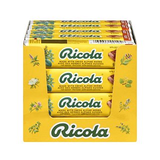 Ricola Cough Throat Drops Original Herb 20 ct Tray