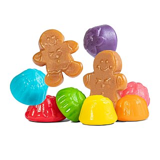 Albanese Christmas Jolly Gingerbread Gummies 5 lb