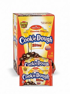 Cookie Dough Bites Chocolate Chip Bites Display 3oz 24ct