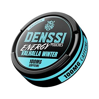 Denssi Energy Caffeine Pouches WINTERGREEN 15ct Tin 8 Pack