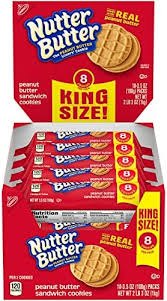 Nutter Butter King Size 10 Count 3.5 Ounce Packs 8 Cookies Per Pack