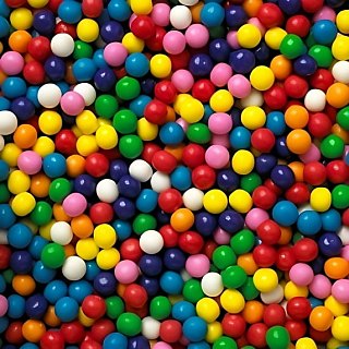 Carousel Assorted Mini Gumballs Shining Stars 2.5 lb