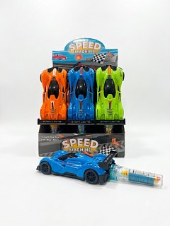Speed Machine Jumbo Blast Wave Candy Car Toy 12 ct