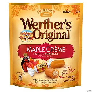 Werther's Original Caramel Soft Maple Creme Caramels 7.4 oz 5 Pack