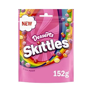 Skittles UK Import DESSERTS Fruit Soft Candy 136g 15ct Tray