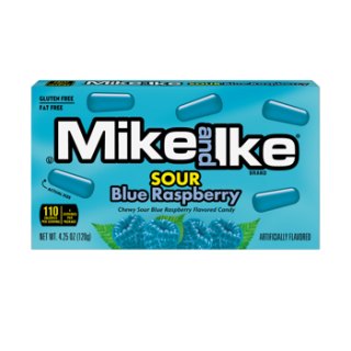 Mike And Ike 12 Ct 4.25 Oz Sour Blue Raspberry Theater Box