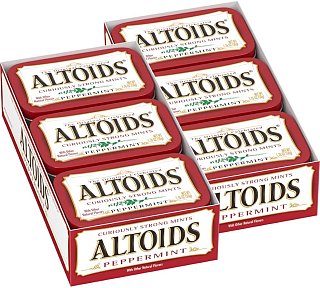 Altoids 12 Ct 1.76 Oz Peppermint Tins Tray