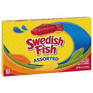 Swedish Fish Assorted 3.5 ounce 12 count theater box