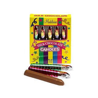 Madelaine Milk Chocolate Solid Candles 5ct Box Pack of 6