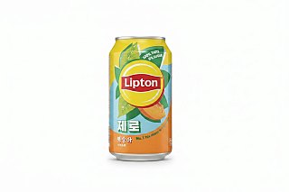Lipton Korea Peach Ice Tea Zero Sugar 12oz Can 12 Pack