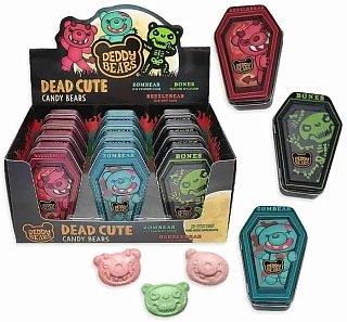 Boston America Halloween Deddy Bears Dead Cute Candy Tins 12ct