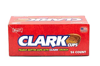 Boyer Clark Cups Peanut Butter Cup with Clark Crunch 24 ct