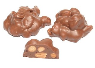Asher Sugar Free Milk Chocolate Peanut Cluster 5lb