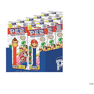 Pez Nintendo Mario Yoshi Kong Candy & DispenserBlister Tray 12 ct