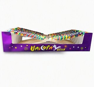 Unicorn Pop Rainbow Lollipop Twirl Display 1.5 oz  12ct