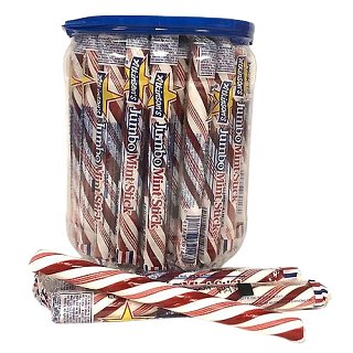 Atkinson Jumbo Mint Sticks Red & White Cnady Peppermint 52 ct 36.4 oz