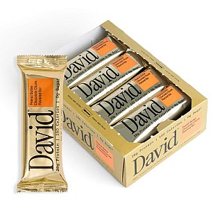 David High Protein Bars No Sugar Peanut Butter Chocolate 2.05 oz 12 ct