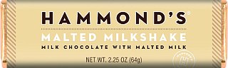 Hammond's Malted Milkshake Milk Chocolate Bar 2.25 oz 12 ct