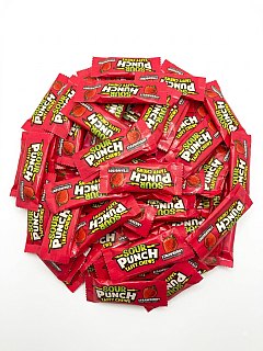 Sour Punch Taffy Chews Candy Strawberry Bulk 3lb